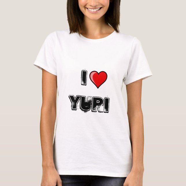 Camiseta Eu Amo Yuri (Frente)