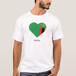 Camiseta Eu Amo Zâmbia