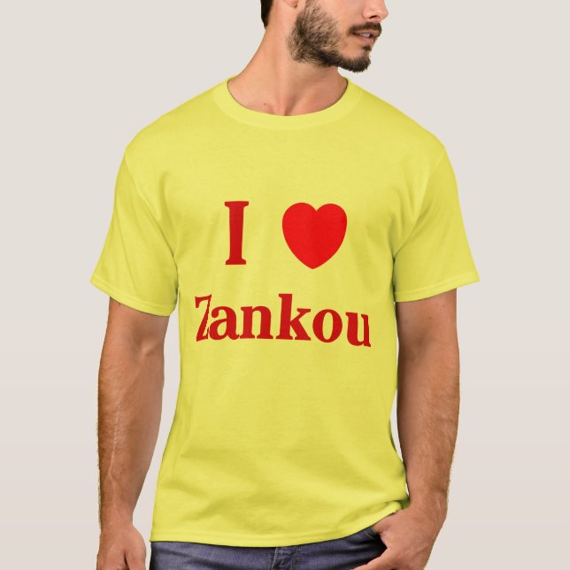 Camiseta Eu amo Zankou! - Personalizado (Frente)