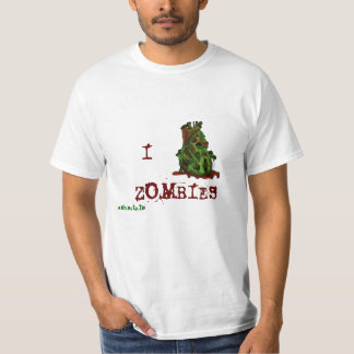 Camiseta Eu amo zombis