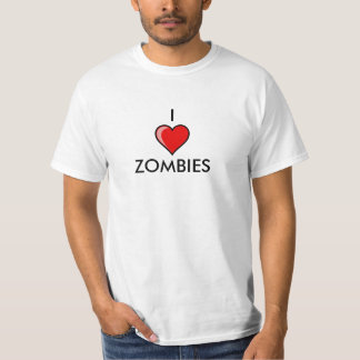 Camiseta Eu amo zombis