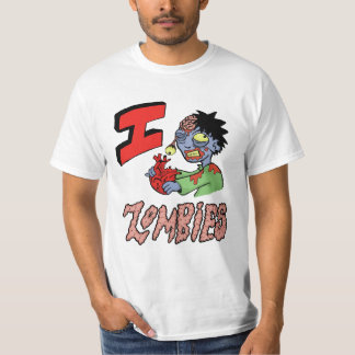 Camiseta Eu amo zombis