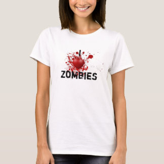 Camiseta Eu amo zombis