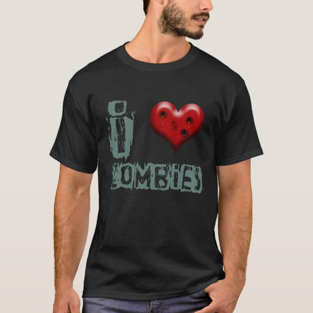 Camiseta eu amo zombis (Frente)