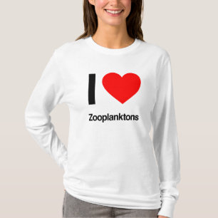 Camiseta eu amo zooplanktons
