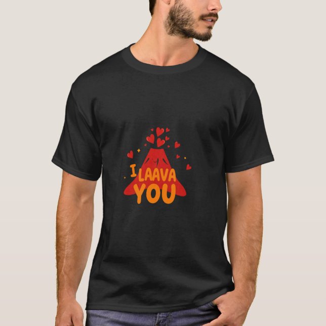 Camiseta Eu AMOOORO você Amor Vulcão (Frente)