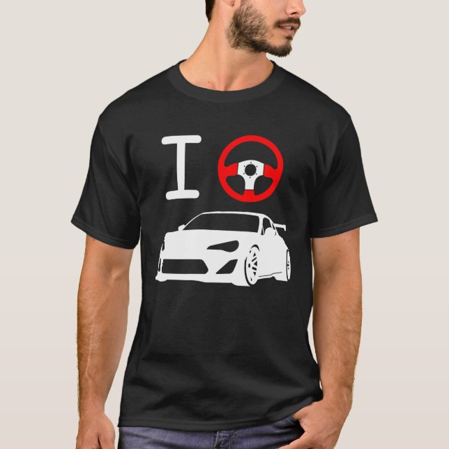 Camiseta Eu (amor) conduzo - GT86- /version2 (Frente)