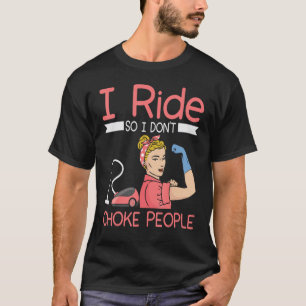 Camiseta Eu ando, então eu não sufoco a limpeza de pessoas