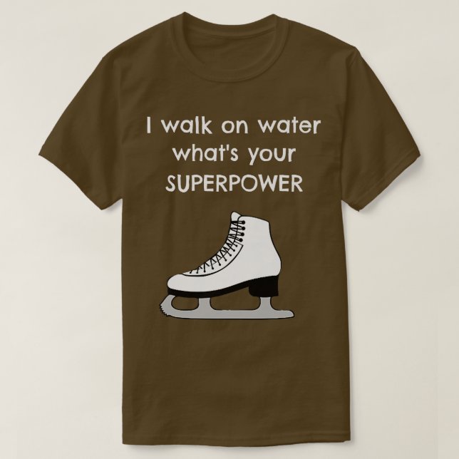 Camiseta Eu ando na água, qual é a sua super potência Engra (Frente do Design)