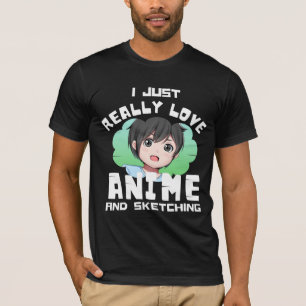 Camiseta EU APENAS AMO ANIME E ESQUECER T-Shirt