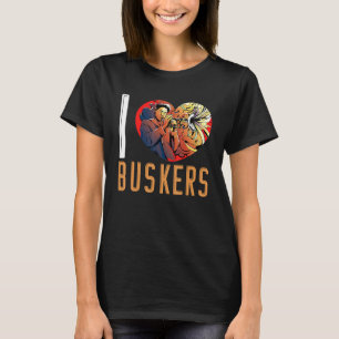 Camiseta Eu Apenas Amo Atividade Musical de Artistas de Rua