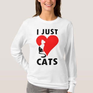 CAMISETA EU APENAS AMO GATOS