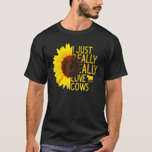Camiseta Eu Apenas Amo Vacas Mulheres Homens Novilha Fazend