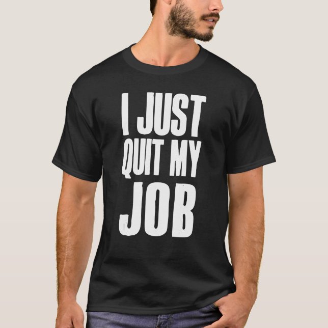 Camiseta Eu Apenas Saio Do Meu Trabalho (Frente)