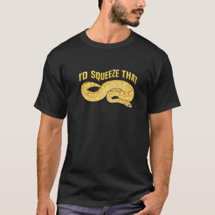 Camiseta Eu apertaria aquela citação por uma píton-de-ball-