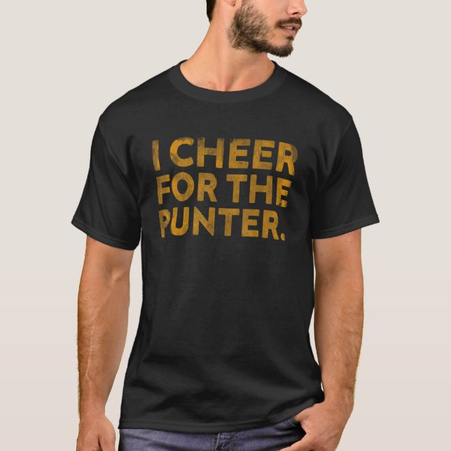 Camiseta Eu Aplaudo o Punter American Football Rugby 6 (Frente)