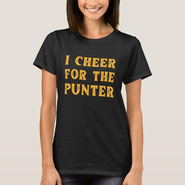 Camiseta Eu aplaudo o Punter Football American (Frente)