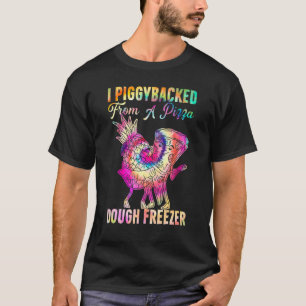 Camiseta Eu Apoiei-Me De Uma Pizza, Um Congelador De Pizza,