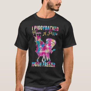 Camiseta Eu Apoiei-Me De Uma Pizza, Um Congelador De Pizza,