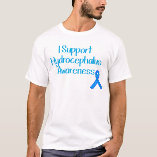 Camiseta Eu apoio a consciência da hidrocefalia