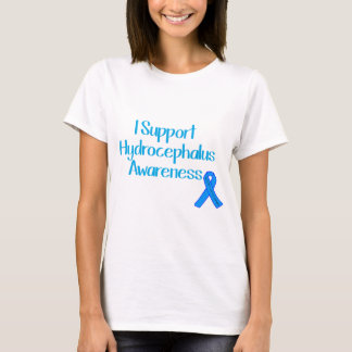 Camiseta Eu apoio a consciência da hidrocefalia