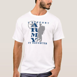Camiseta Eu apoio a filha 2 - EXÉRCITO