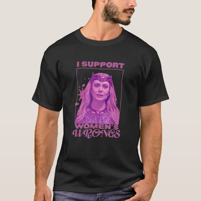 Camiseta Eu apoio a mulher errada (Frente)