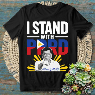 Camiseta Eu apoio a resistência ao orgulho de Pinoy - Duter