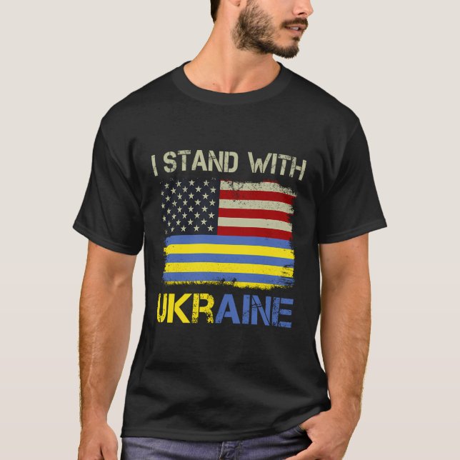 Camiseta Eu apoio a Ucrânia (Frente)