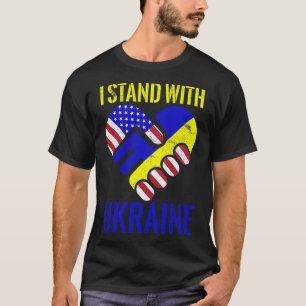 Camiseta Eu Apoio a Ucrânia Bandeira Ucraniana Bandeira dos