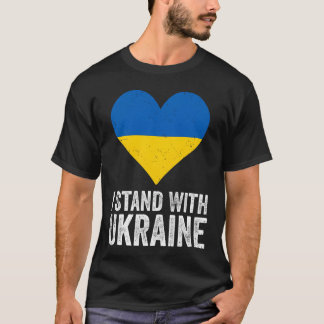 Camiseta Eu Apoio a Ucrânia Pare Putin Pare a Guerra Apoie