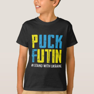 Camiseta Eu Apoio a Ucrânia Pare Putin Ucrânia Ucraniano S