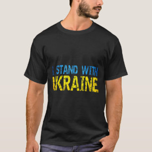 Camiseta Eu Apoio a Ucrânia Suporte à Ucrânia Bandeira Ucra