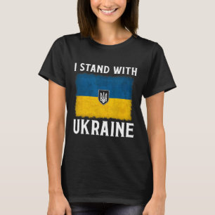 Camiseta Eu Apoio A Ucrânia Suporte Ucrânia Bandeira Ucrani