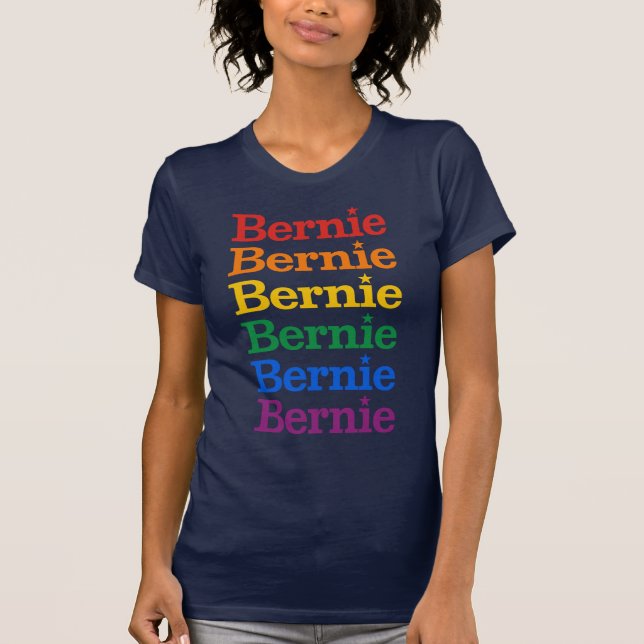 Camiseta Eu apoio Bernie Sanders (Frente)