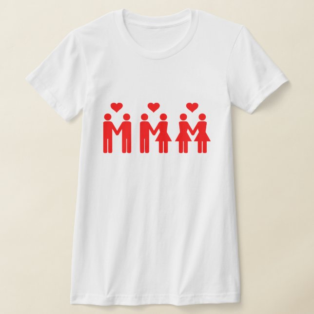 CAMISETA EU APOIO CASAMENTO IGUAL (Postura )