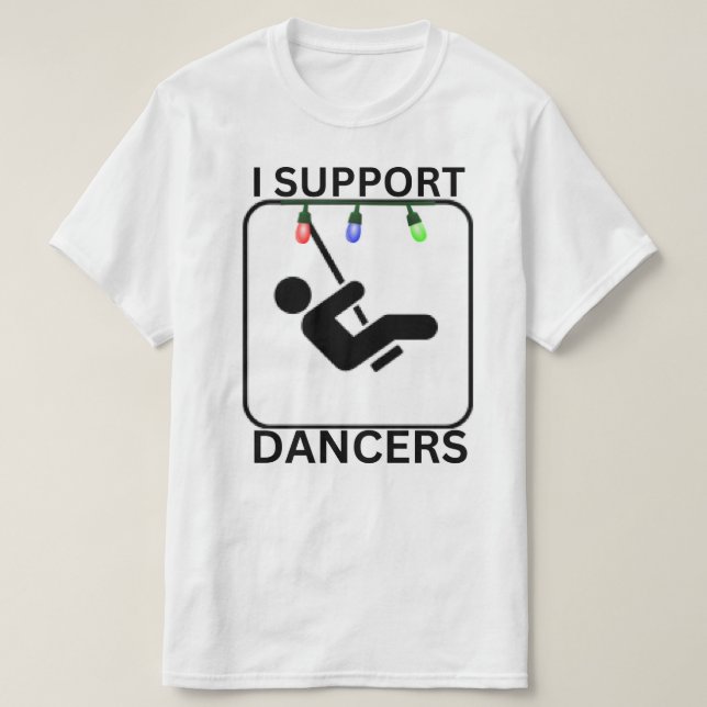 Camiseta Eu Apoio Dançarinos (Frente do Design)