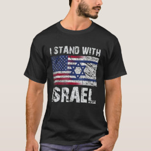 Camiseta Eu apoio Israel - Reze por Israel - EUA e Israel
