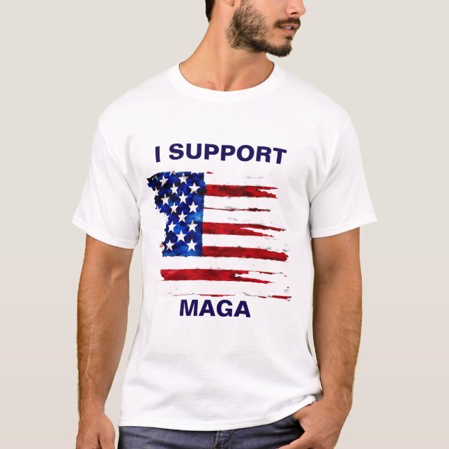 CAMISETA EU APOIO MAGA (Frente)