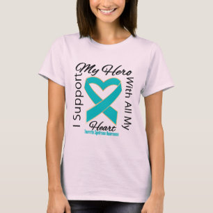 Camiseta Eu apoio meu herói - síndrome de Tourette