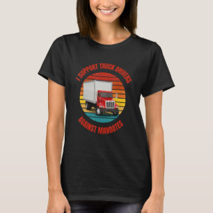 Camiseta Eu Apoio Motoristas De Caminhões Contra Mandatos