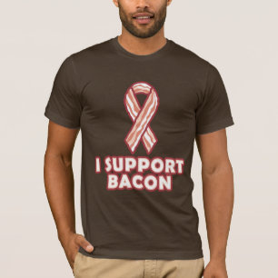 Camiseta Eu apoio o bacon