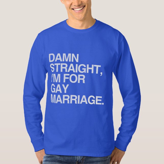 CAMISETA EU APOIO O CASAMENTO GAY (Frente)
