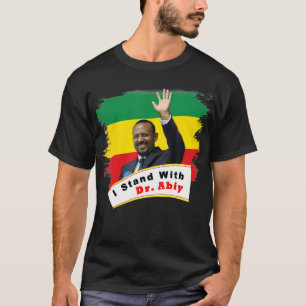 Camiseta Eu Apoio o Dr. Abiy Ahmed