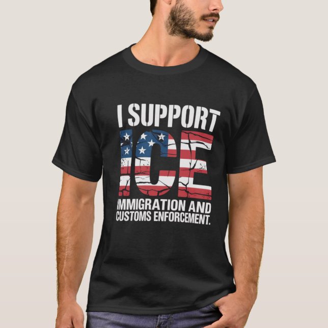 Camiseta 'Eu Apoio o ICES' para Mulheres da Moda (Frente)