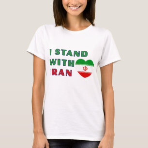 Camiseta Eu apoio o Irã