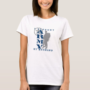 Camiseta Eu apoio o marido 2 - EXÉRCITO