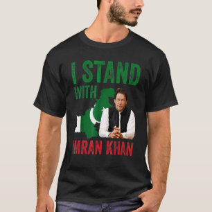 Camiseta Eu apoio o partido Imran Khan Pti Paquistão