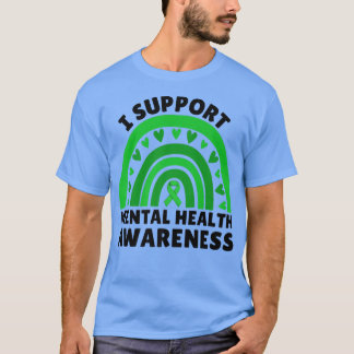 Camiseta Eu apoio o professor de terapia de conscientização