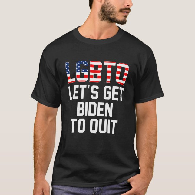 Camiseta Eu apoio o Vamos LGBTQ para que seja convidado a s (Frente)